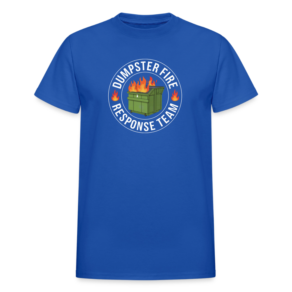 Dumpster Fire Response team T-Shirt - royal blue