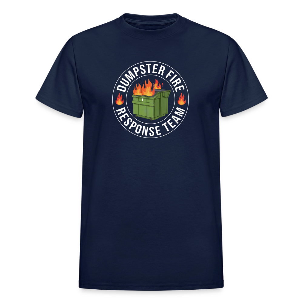 Dumpster Fire Response team T-Shirt - navy