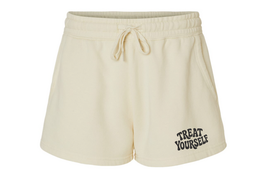 Treat Yourself Lounge Shorts – by SEIDA Ivory